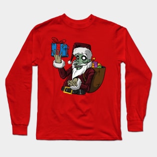 Creepy Santa Clauss Long Sleeve T-Shirt